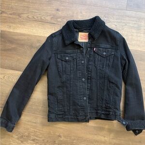 Levi's Black Quilted Jacket